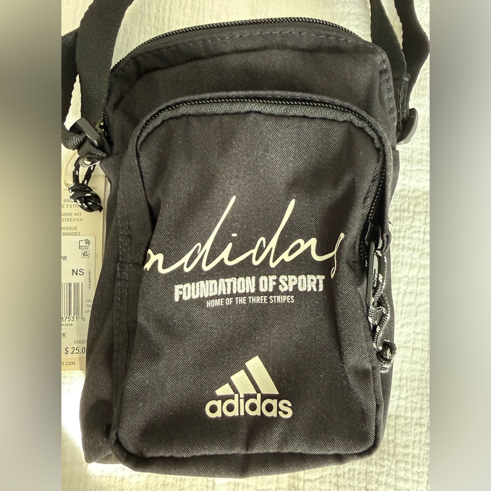 Adidas Black Belt Bag for Women/Men